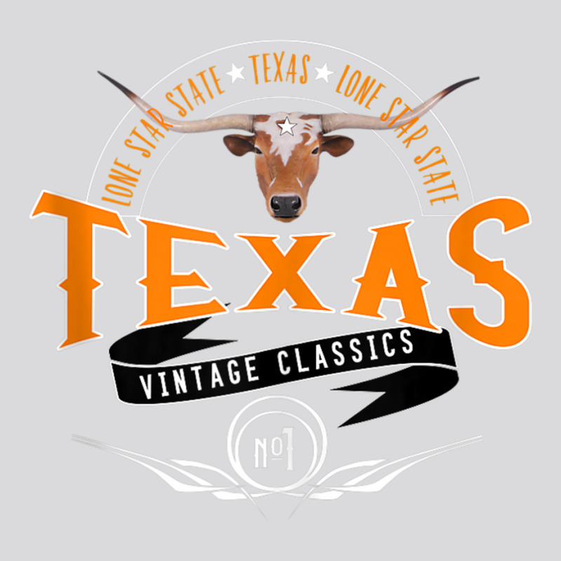 Vintage Classic Style Texas Lone Star Longhorn Design Tank Top Women's Triblend Scoop T-shirt by cm-arts | Artistshot