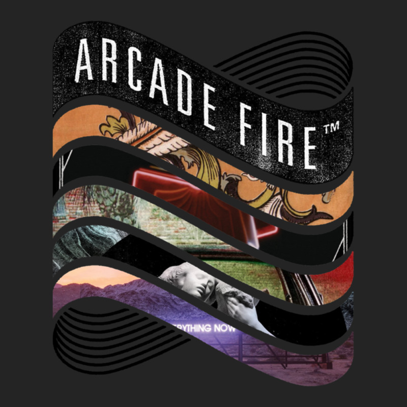 Arcade Fire - Discography Essential 1 3/4 Sleeve Shirt by DebbieElliott | Artistshot