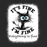 Bleached Its Fine I'm Fine Everything Fine Nurse Teacher Cat Toddler T-shirt | Artistshot