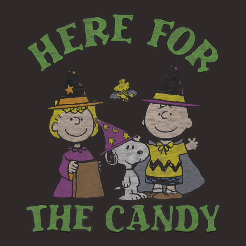 Peanuts Halloween Charlie Sally Here For The Candy Racerback Tank by cm-arts | Artistshot