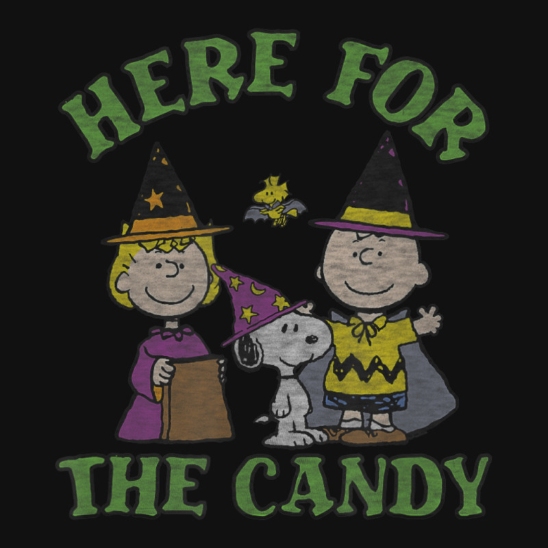 Peanuts Halloween Charlie Sally Here For The Candy Round Patch | Artistshot