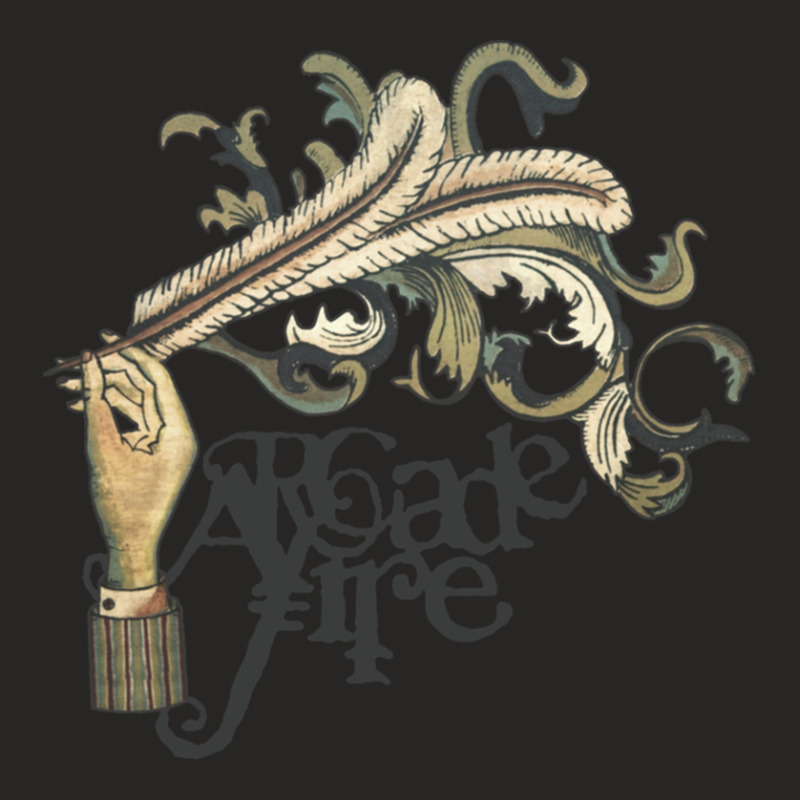 Arcade Fire - Funeral Classic Ladies Fitted T-Shirt by DebbieElliott | Artistshot