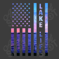 Lake Life American Flag Dock Sunset Wakeboarder Power Boat Men's Polo Shirt | Artistshot