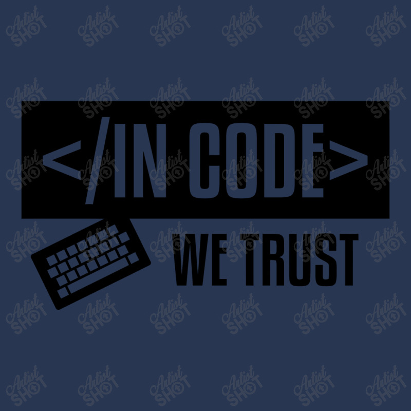 In Code We Trust Coder Programmer's Hub Shirt Men Denim Jacket | Artistshot