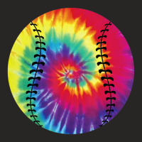 Baseball Tie Dye Rainbow Kids Boys Teenage Men Girls Ladies Fitted T-shirt | Artistshot