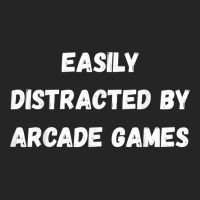 Funny Arcade Games Shirt, Easily Distracted By Arcade Games T Shirt Unisex Hoodie | Artistshot