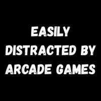 Funny Arcade Games Shirt, Easily Distracted By Arcade Games T Shirt Men's 3/4 Sleeve Pajama Set | Artistshot