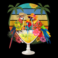 Parrots Drinking Margarita On Summer Vacation Birds Fun Tank Top Long Sleeve Shirts | Artistshot