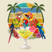 Parrots Drinking Margarita On Summer Vacation Birds Fun Tank Top Cropped Hoodie | Artistshot