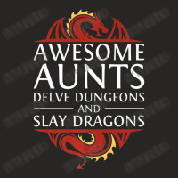 Awesome Aunts Delve Dungeons And Slay Dragons Rpg Gaming Ladies Fitted T-shirt | Artistshot