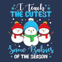 I Teach Cutest Snow Babies Of The Season Christmas Teacher Men Denim Jacket | Artistshot