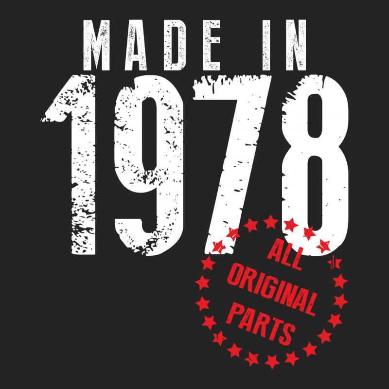 Made In 1978 All Original Parts 3/4 Sleeve Shirt | Artistshot