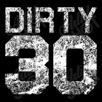 Dirty 30 Funny 30th Birthday Milestone Thirty Cropped Hoodie | Artistshot