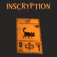 Inscryption Psychological Horror Black Cat Card Game Halloween Scary S Ladies Fitted T-shirt | Artistshot