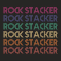 Rock Stacker 1 Ladies Fitted T-shirt | Artistshot