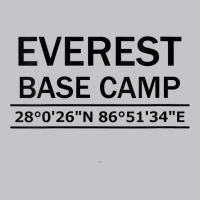 Womens Mt Everest Base Camp Coordinates Tshirt V Neck T Shirt Baby Bodysuit | Artistshot