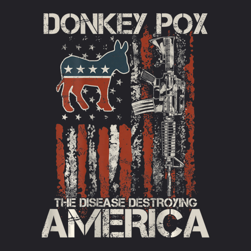 Biden Donkey Pox The Disease Destroying America Back Youth Tee | Artistshot