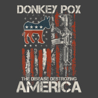 Biden Donkey Pox The Disease Destroying America Back Vintage T-shirt | Artistshot