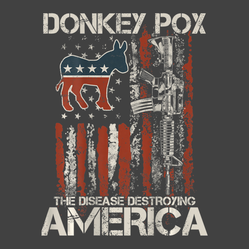 Biden Donkey Pox The Disease Destroying America Back Vintage T-shirt | Artistshot