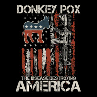 Biden Donkey Pox The Disease Destroying America Back Youth Hoodie | Artistshot