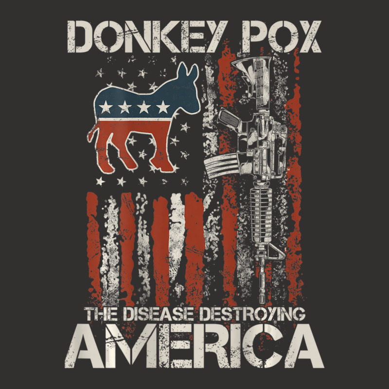 Biden Donkey Pox The Disease Destroying America Back Champion Hoodie | Artistshot