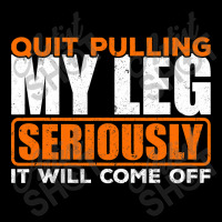 Quit Pulling My Leg Ampu Wheelchair Prosthetic Maternity Scoop Neck T-shirt | Artistshot