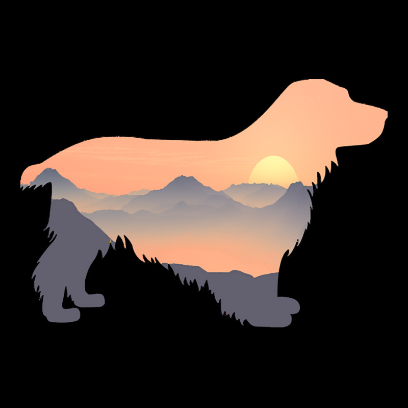 Cocker Spaniel Cocker Spaniel Dog Silhouette Sun Mountain Gift Legging by cm-arts | Artistshot