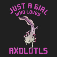 Just A Girl Who Loves Axolotls Gift Mexican Salamander Lover Ladies Polo Shirt | Artistshot