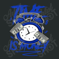 Racer Blue 5s  To Match Time Is Money Shoes 5 Racer Blue Women's Triblend Scoop T-shirt | Artistshot