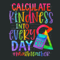 Calculate Kindness Into Everyday Math Teacher Women's Triblend Scoop T-shirt | Artistshot