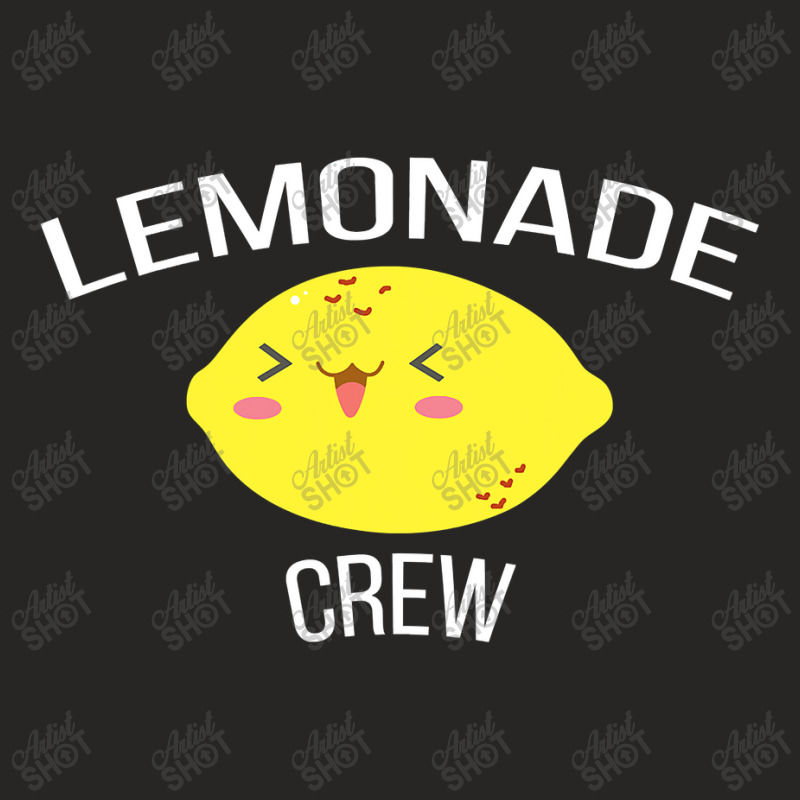 Lemonade Crew Funny Kids Lemonade Stand Ladies Fitted T-Shirt by home12 | Artistshot