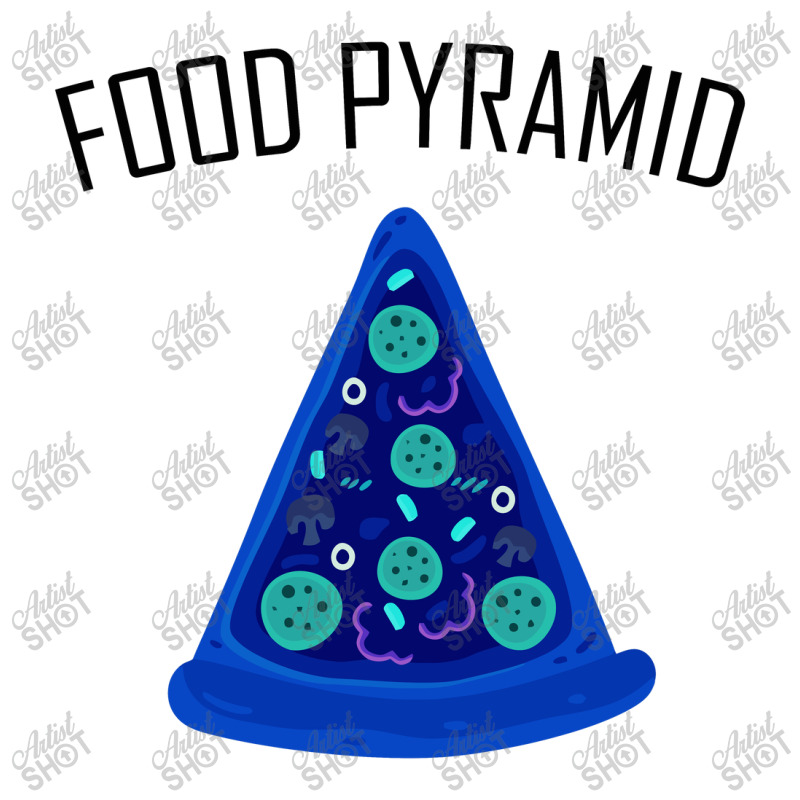 Pizza Unisex Shirt Pyramid Yummy Food Vegetable V-neck Tee | Artistshot