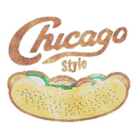 Chicago Style Hot Dog Distressed Sticker | Artistshot