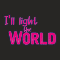 If (light The World) 1 Ladies Fitted T-shirt | Artistshot