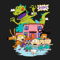 Rugrats Running Away From Reptar Classic T-shirt | Artistshot