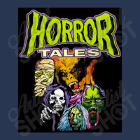 Horror Tales   Vintage Horror Men Denim Jacket | Artistshot