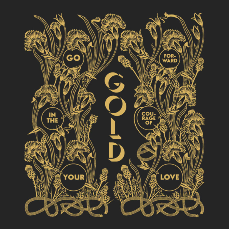 Gold – Go Forward In The Courage Of Your Love Alabaster Deplume-giga Unisex Hoodie by cm-arts | Artistshot