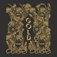 Gold – Go Forward In The Courage Of Your Love Alabaster Deplume-giga Champion Hoodie | Artistshot