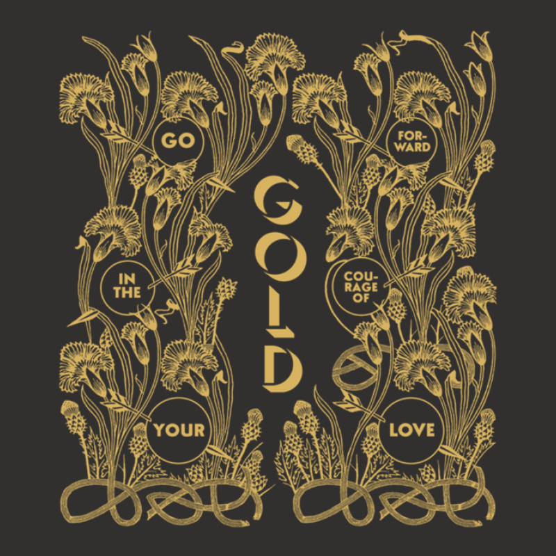 Gold – Go Forward In The Courage Of Your Love Alabaster Deplume-giga Champion Hoodie by cm-arts | Artistshot