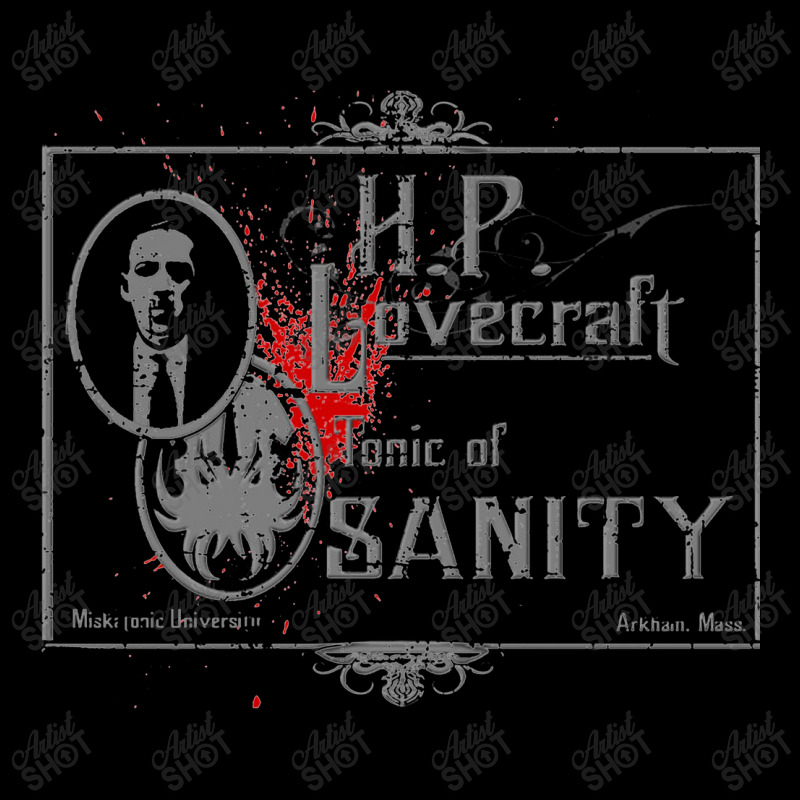 Hp Lovecraft Tonic Of Sanity    Hp Lovecraft Pocket T-Shirt by bazgrafton | Artistshot