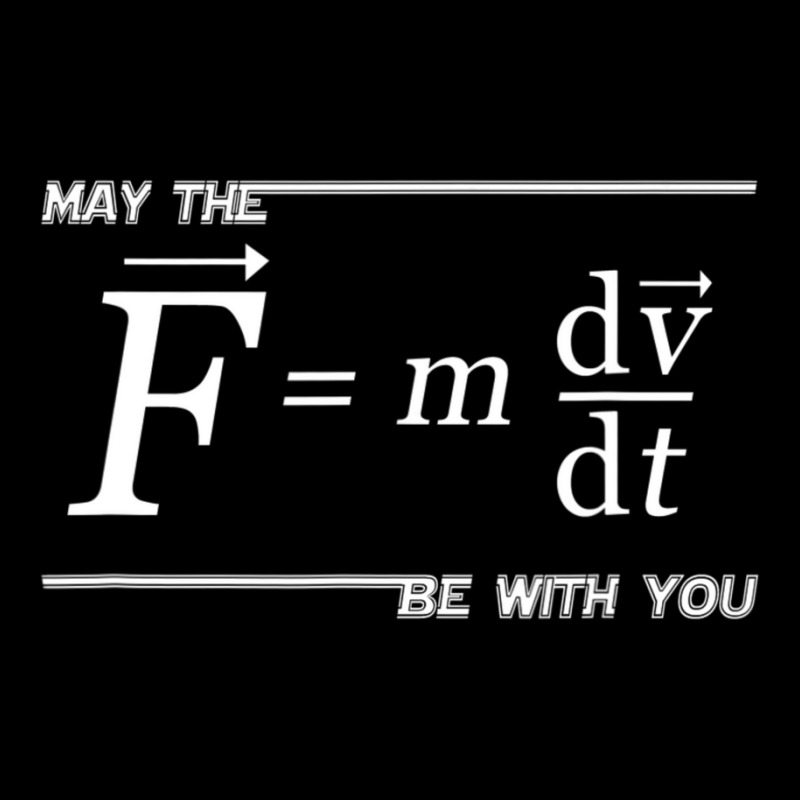 May The (f=mdvdt) Be With You Physics Science Maternity Scoop Neck T-shirt by cm-arts | Artistshot