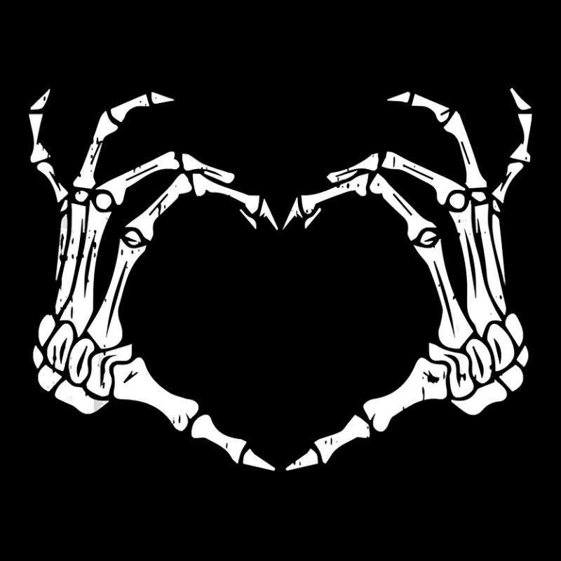 Skeleton Hand Heart Sign Bones Costume Funny Halloween Gift Tank Top Zipper Hoodie | Artistshot