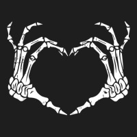 Skeleton Hand Heart Sign Bones Costume Funny Halloween Gift Tank Top Classic T-shirt | Artistshot