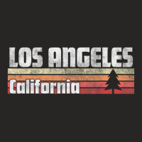 Los Angeles California Retro Style Vintage 70s 80s 90s Ladies Fitted T-shirt | Artistshot