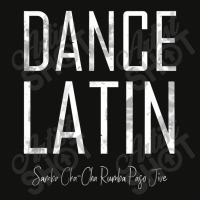 Dance Latin Samba Cha Cha Rumba Paso Jive Ballroom Scorecard Crop Tee | Artistshot