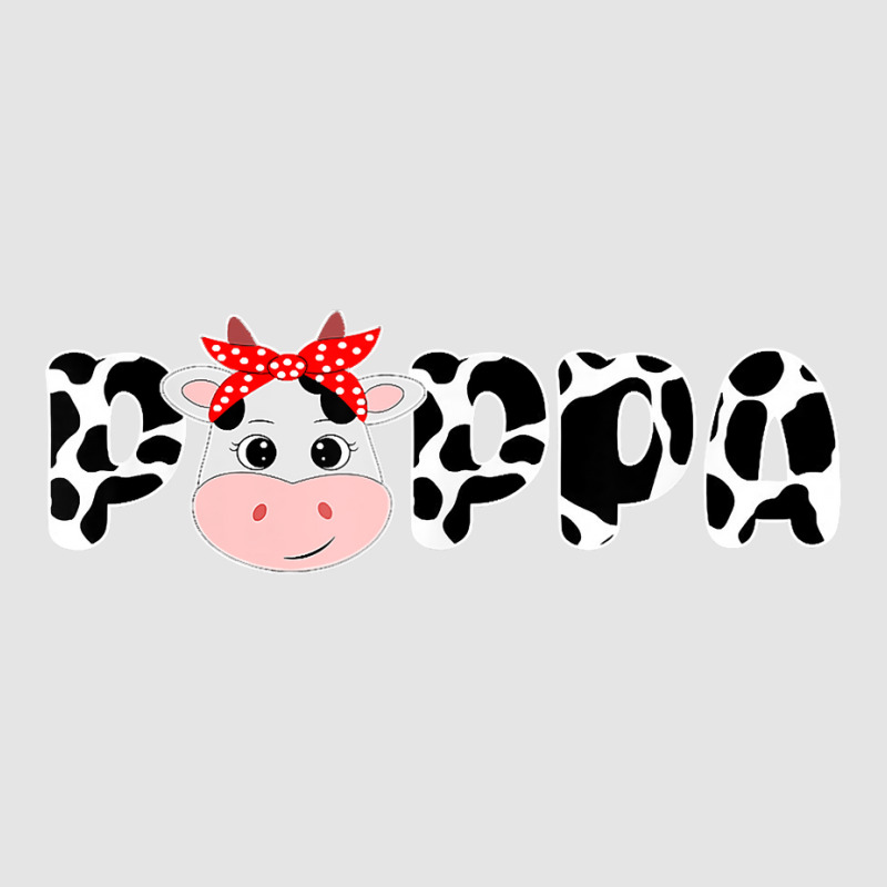 Poppa Cow Farming Birthday Barnyard Family Matching T Shirt Exclusive T-shirt | Artistshot