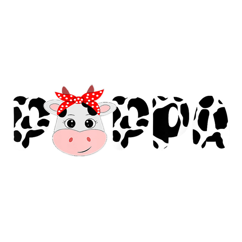 Poppa Cow Farming Birthday Barnyard Family Matching T Shirt Men's T-shirt Pajama Set | Artistshot