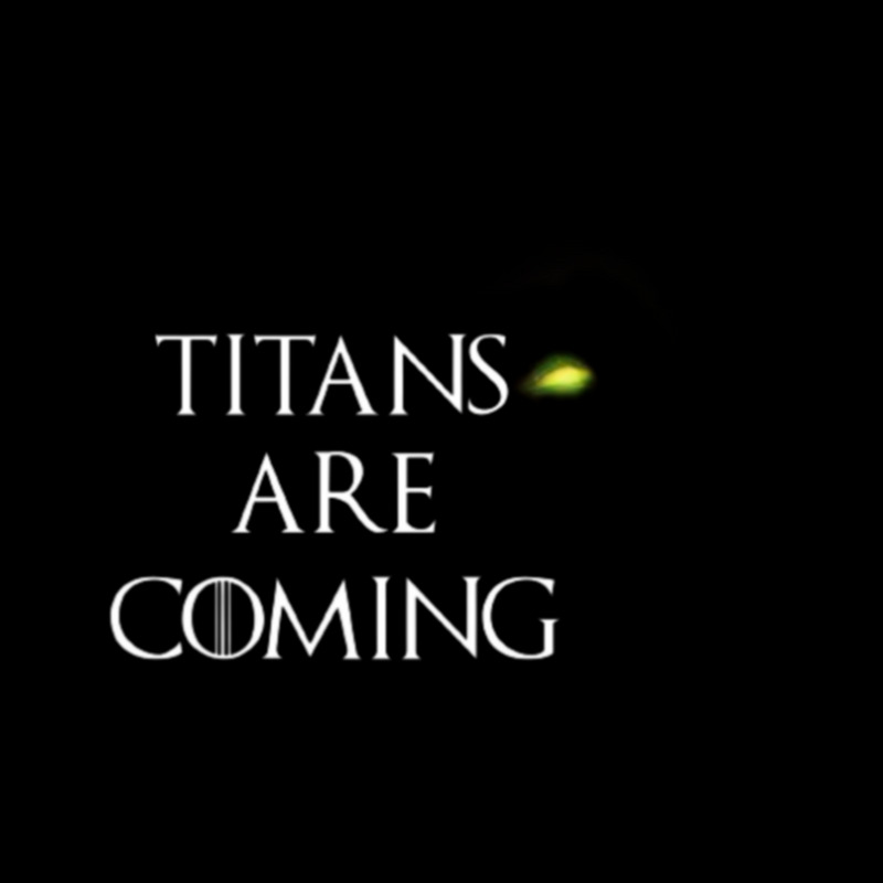 Titans Are Coming V-neck Tee | Artistshot