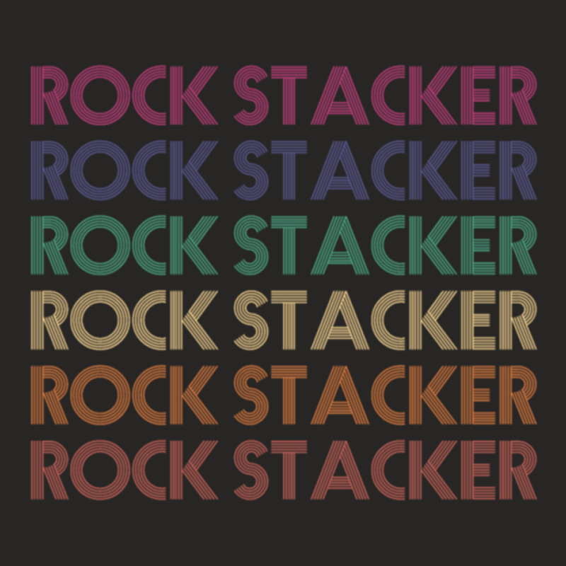 Rock Stacker Ladies Fitted T-Shirt by cm-arts | Artistshot