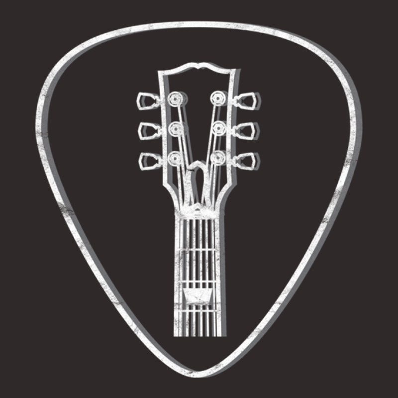 Lp-style Guitar Headstock Outlines Guitar Pick Dark Theme Racerback Tank by BrettHaralson | Artistshot